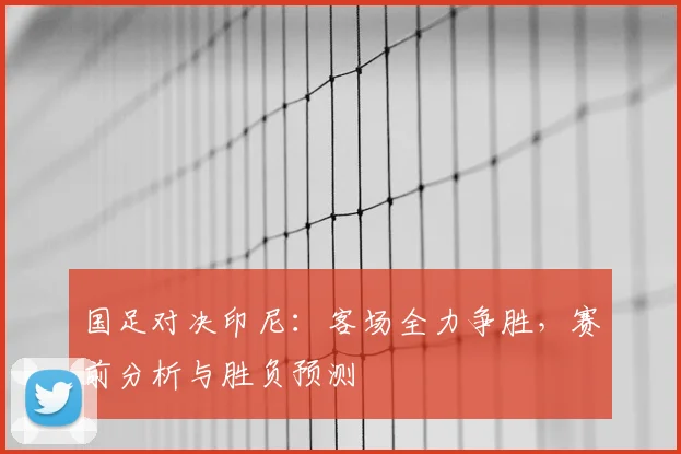 国足对决印尼：客场全力争胜，赛前分析与胜负预测